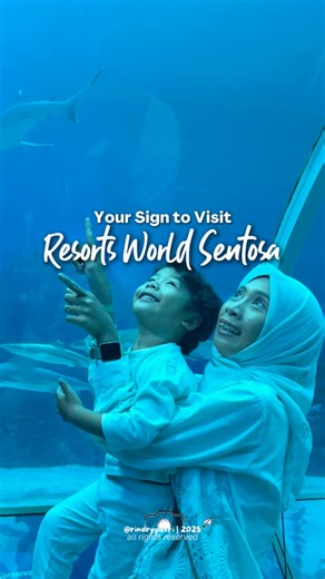 Rindriana Martasari Putri on Instagram: "Buat yang kemarin penasaran.. ini dia recap liburan 3D2N selama di Resorts World Sentosa🇸🇬 ngga perlu bingung lagi deh mau liburan akhir tahun kemana karena cukup satu area @rwsentosa ini aja tuh udah lengkap banget! Mulai dari hotel 🌟5, waterpark, theme park, aquarium, luxury brand store yang bisa di explore cukup dengan jalan kaki aja😍 apalagi sekarang tuh lagi ada promo #TravelokaYearEndSale dari @traveloka.id. promo ini mulai dari tanggal 13-24 De