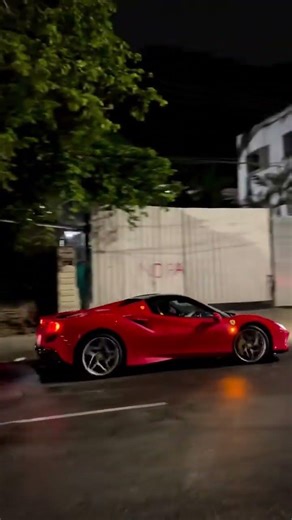 Ferrari F8 Spider At Night#shorts #ferrari #f8spider