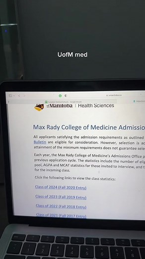 University of Manitoba Medical School Interview Stats