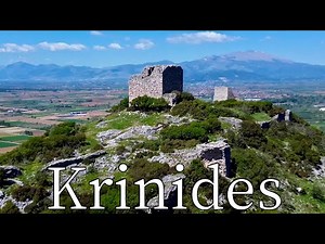Krinides and Ancient Philippi, Kavala, Greece - by drone [4K]. #unesco
