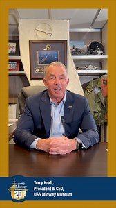 5.9K views · 102 reactions | USS Midway Museum President & CEO, Terry Kraft, has a special message for our Midway Members this Membership Appreciation Week. Not a Midway Member? When you join our family, you’ll have UNLIMITED admission to one of the most popular museums in the US and greatly impact our preservation and programs. AND THIS WEEK ONLY, you’ll receive an additional guest pass (valued at $34)! | USS Midway Museum | Facebook