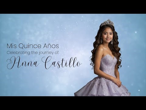 Quinceañera Slideshow Template | Sweet 15 Canva Video | Editable Digital Download
