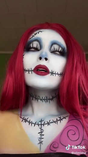 Nightmare Before Christmas Sally Makeup Tutorial