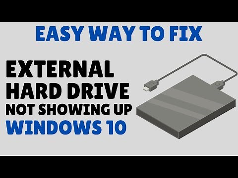 How to Fix External Hard Drive not Showing Up