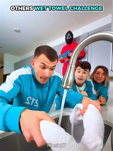 Normal Towel Challenge vs Last One 💀 #usa #shorts