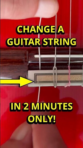 How to change guitar strings