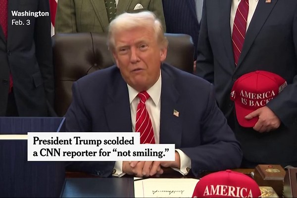 Trump Berates Female Reporter Pressing Him on Epstein for Not Smiling