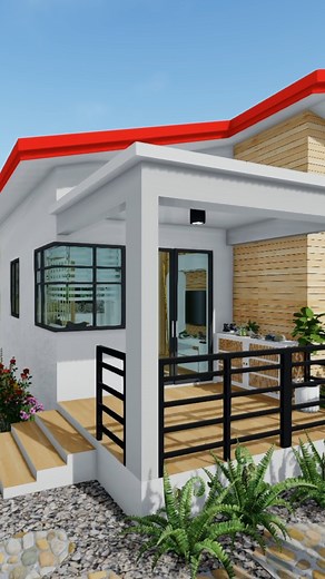 1M views · 14K reactions | Simple House Design Idea for you #reels #fblifestyle #reelsfb #reelit #reelscontest #pinoyreels #smallhousedesign #simplehouse #bungalowhouse #2bedroom #house #home #floorplan #lowbudgethouse #lofthouse #houseplan #tinyhouse #minimalist #desainrumah #casa #reelsviral #reelshouse #housedesignideas #modernhouse #housewithstore #housedesign2025 #houseplans #3bedroom #houseideassapinas | House Ideas sa Pinas | Facebook