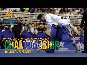 LIVE: 2025 IBJJF Brasileiros | Saturday