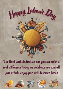 Handcrafted Labor Day Greeting Card: Patriotic Holiday Appreciation - Etsy