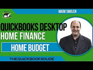 QuickBooks Home Finance Personal Budget Vs Actual Non-Business
