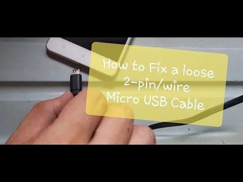 How to Fix a Loose Micro USB Cable Pin