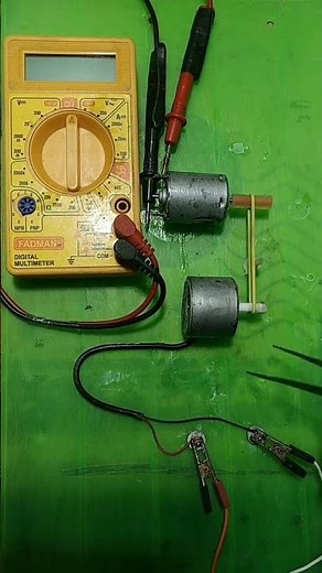 Convert Motor into Electricity Generator"