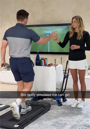 Bro is wayyy to excited for golf season to be back 🤣 #golf #golfdaddy #viral