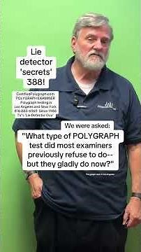 What type of polygraph tests did many prior examiners refuse to do-- but most gladly do them now?