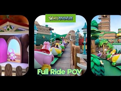 Yoshi’s Adventure Full Ride-Through | Epic Universe Orlando 2025 in 4K