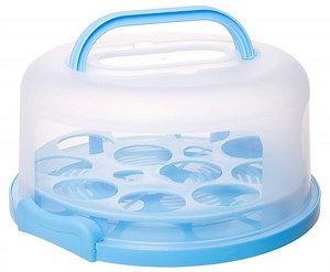 [Hot Item] 11 Cupcake Carrier Cake Carrier Holder Portable Cupcake Transporter Box Muffin Container with Locking Lid and Handle for Pie Cookies