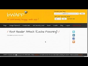 Host Header Attack Cache Poisoning
