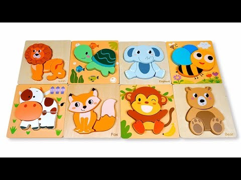Missing Animals Puzzle Adventure 🐮🐢🦁 Find Animals in Color Houses & Learn Colors!