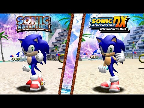 Sonic Adventure Dreamcast vs. DX