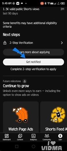 complete 10 hour youtube watchtime support me