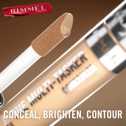 Multi-Task like a pro! Conceal, brighten and contour with Rimmel London Multi-tasker concealer ✨ | Rimmel London