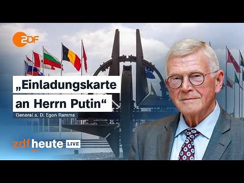 Was Trumps NATO-Pläne für den Ukraine-Krieg bedeuten – Ex-General Ramms warnt | ZDFheute live