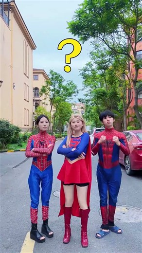They're a tough bunch!! # Superman can't fly # Superman couple # Spider Man