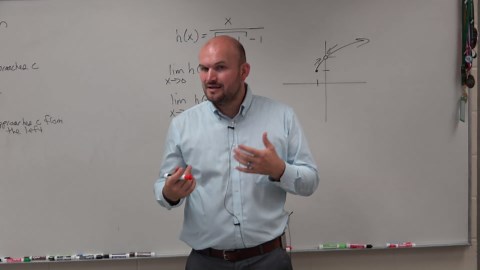 Evaluate the limit by looking at the graph with radical in the denominator