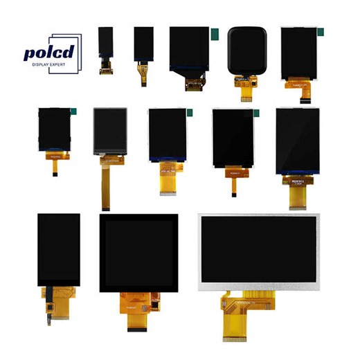 Polcd TFT IPS 1.3 1.77 2.2 2.4 3.5 4 4.3 inch Small LCD Screen Mini Module Panel Customized RTP CTP FPC Full Color TFT Display