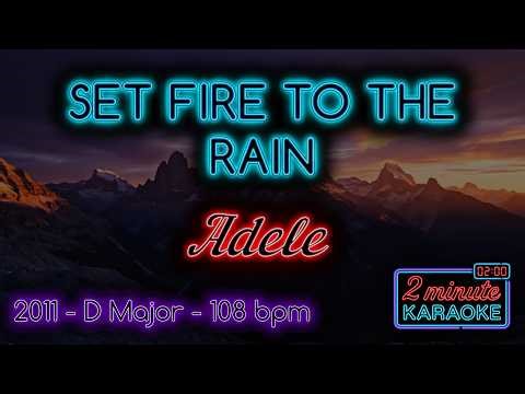 Adele - Set Fire to the Rain (Short Karaoke)
