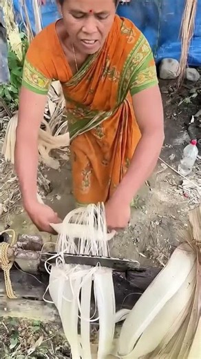 From Coconut Husk to Strong Fibers 🌴 | The Incredible Art of Traditional Handcrafting #farming