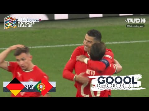 ¡CRISTIANO, CRISTIANO! ¡GOOL! - Alemania 1-2 Portugal | UEFA Nations League - Semis 2025 | TUDN