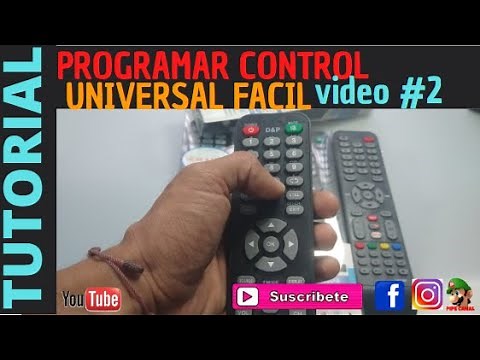 Como Programar Control Universal Para Televisores Led, Lcd, MUY FACIL Video # 2