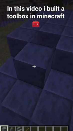 Minecraft I Built a toolbox!..