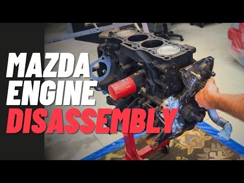 Mazda B-Series Engine Tear Down - Complete Disassembly | Mazda B2200 Rebuild