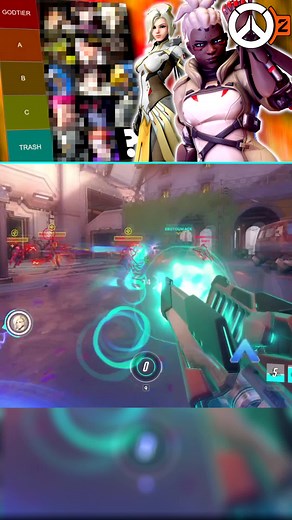 Ranking every Hero in Overwatch 2 (NEW Meta) #overwatch #overwatch2#gaming #tierlist