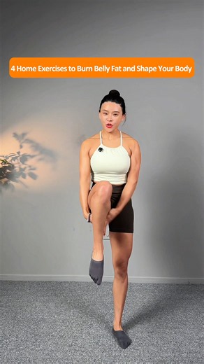 Do 4 Simple Home Exercises Daily to Burn Belly Fat and Shape Your Waist and Legs