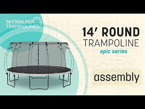 Skywalker Trampolines 14' Round Epic Series Assembly Video