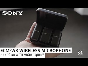 ECM-W3 Dual-Channel Wireless Microphone: Hands on with Miguel Quiles