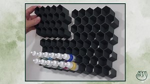 Hex Wall-mount Paint Dropper Holder for 17ml/18ml, 24mm Bottles, Fits Vallejo, Army Painter - Hobby Paint Rack Organizer for Miniatures - Etsy Canada