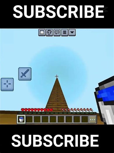 Water bucket trick ☠️🔥 #shortvideo #shortsfeed #shorts #minecraftshorts #minecraft