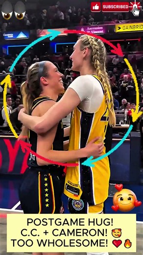 Cameron Brink HUGS Caitlin Clark & Lexie Hull After Sparks Win! 🥰❤️ | WNBA #shorts