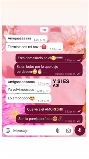 Trend mensajes con amiga: conversación de amigas por chat