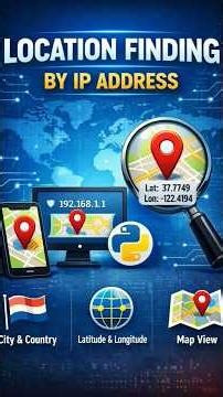Find Any Location From an IP Address Using Python! 🌍🐍#coding #pythonanddjangofullstackwebdeveloper