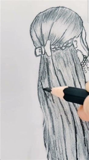 a great drawing using pencil shading 😊