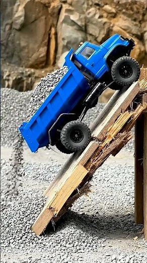 Mini RC Dump Truck's Epic Stone Haul & Dump! 🚚💨