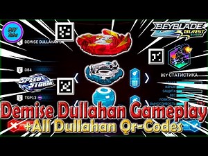 Gameplay Demise DULAHAN D6 + Qr-Codes | Геймплей DEMISE Dullahan D6 + Qr-Коды - Beyblade Burst Surge
