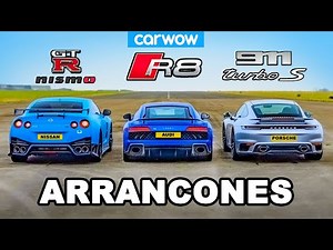 GT-R NISMO vs 911 Turbo S vs R8 - ARRANCONES
