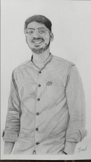 Realistic Pencil Portrait | Commission Artwork | Graphite Drawing Process